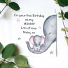First Birthday As My Mummy Card