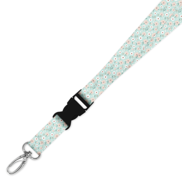 Double Breakaway Lanyard - Summer Florals