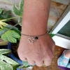 Green Goldstone Crystal Bead Drawstring Bracelet