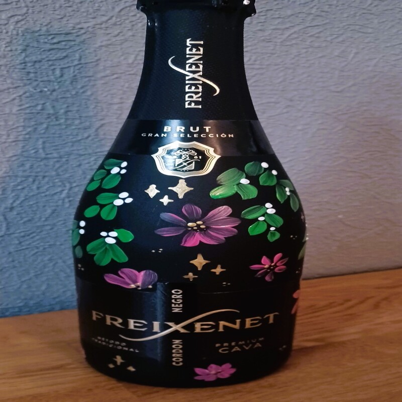 Hand Painted Bottles Christmas Birthday Anniversary Gift Ideas - Mini/Small up to 37.5cl