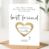 Pregnancy Announcement to Best friend, Preganancy Card - A6 - 4.1" x 5.8"