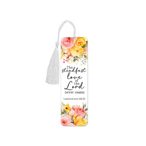 Religious Aluminium Bookmark with Tassel - The Steadfast Love of The Lord