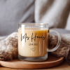 Personalised Mr And Mrs Glass Mug, Clear Mug, Name Mug, Bride And Groom Mug, Wedding Mug - MRS ONLY