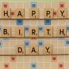 Handmade Scrabble Pop Up Box Card