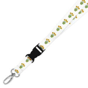 Double Breakaway Lanyard - Sunflowers