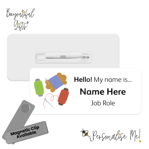 Name Badge - Bright Craft Supplies - Needles & Threads