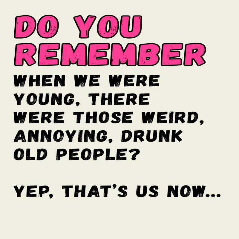 Do You Remember? funny birthday card