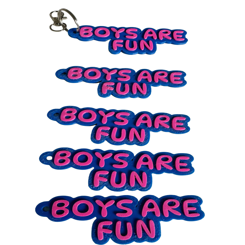 Boys Are Fun Keyring