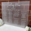 Wedding Table Plan / Seating Plan / A2 Acrylic Sign / Personalised Sign / Acrylic Seating Plan / Welcome To The Wedding / - Gold