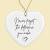 Never forget the difference you make Ceramic hanging decoration - Heart Decoration