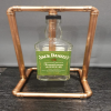 Jack Daniels - Copper frame Bottle table lamp - Original - Upcycled - Man Cave - Fathers Day - Gifts For Him - lighting