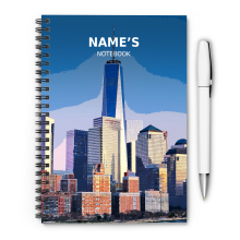 Personalised A5 Artwork Notebook - One World Trade Center - New York