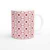 Polygon Pattern Mug - Ceramic White