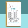 Get Well Soon Card - personalised - funny - Ideal for your friend, brother, sister, or anyone else recovering from injury or surgery. - Blank inside - Regular - Matte