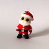 Tiny Santa Claus Keyring
