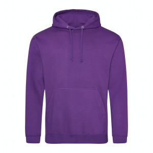 Personalised AWD College Hoodie - Purple - S