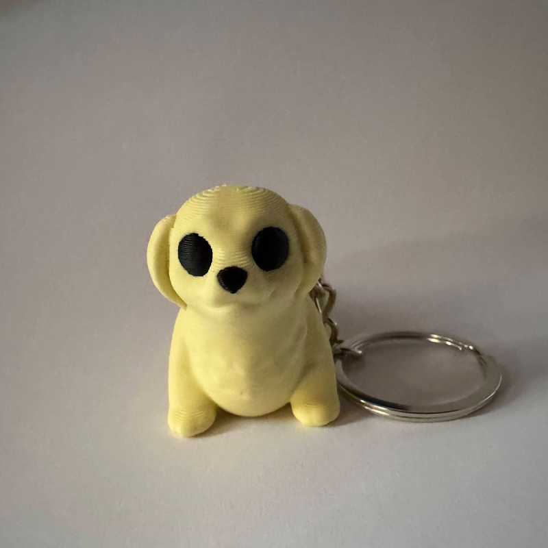 Golden Retriever Keyring