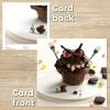 Funny Card Set - Minimiam Adventures in Patisserie - Tiny People Food Photography - Gru&szlig;karten Set UK