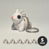 Baby Bunny Keyring Pack (x5)