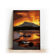 Valdez - Alaska - High Gloss Print - A4 - Standard