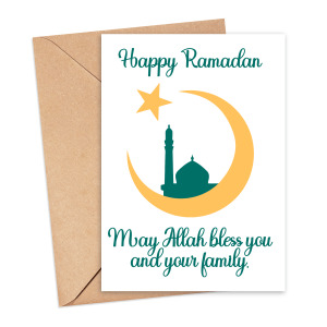 Ramadan Card - May Allah Bless You and Your Family