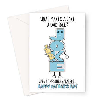 New Dad Joke Father's Day Card - Becoming A Parent