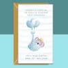 Your New Great-Grandson - Congratulations Baby Card - Personalised - Perfect for new great grandma, great granddad, great grandparents. - Blank inside - Regular - Matte
