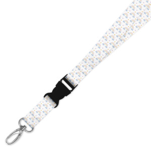 Double Breakaway Lanyard - Cute Summer Rainbows