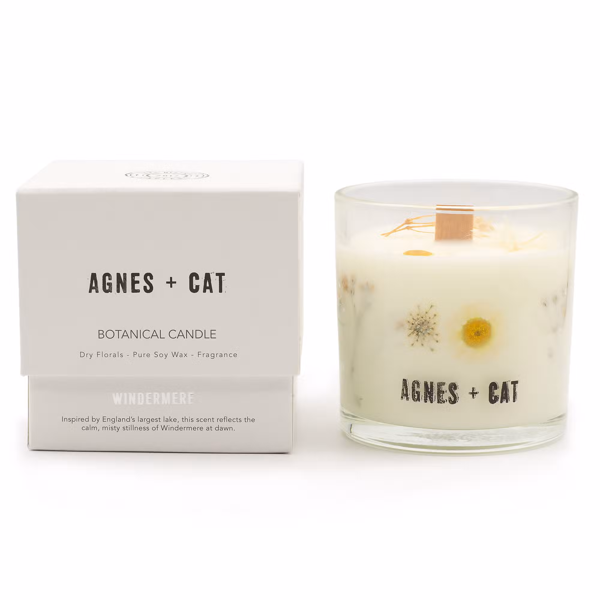 Agnes & Cat Botanical Soy Wax Candle &ndash; Windermere