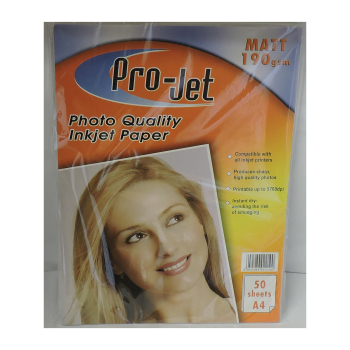 Projet A4 190gsm Single Sided Matte