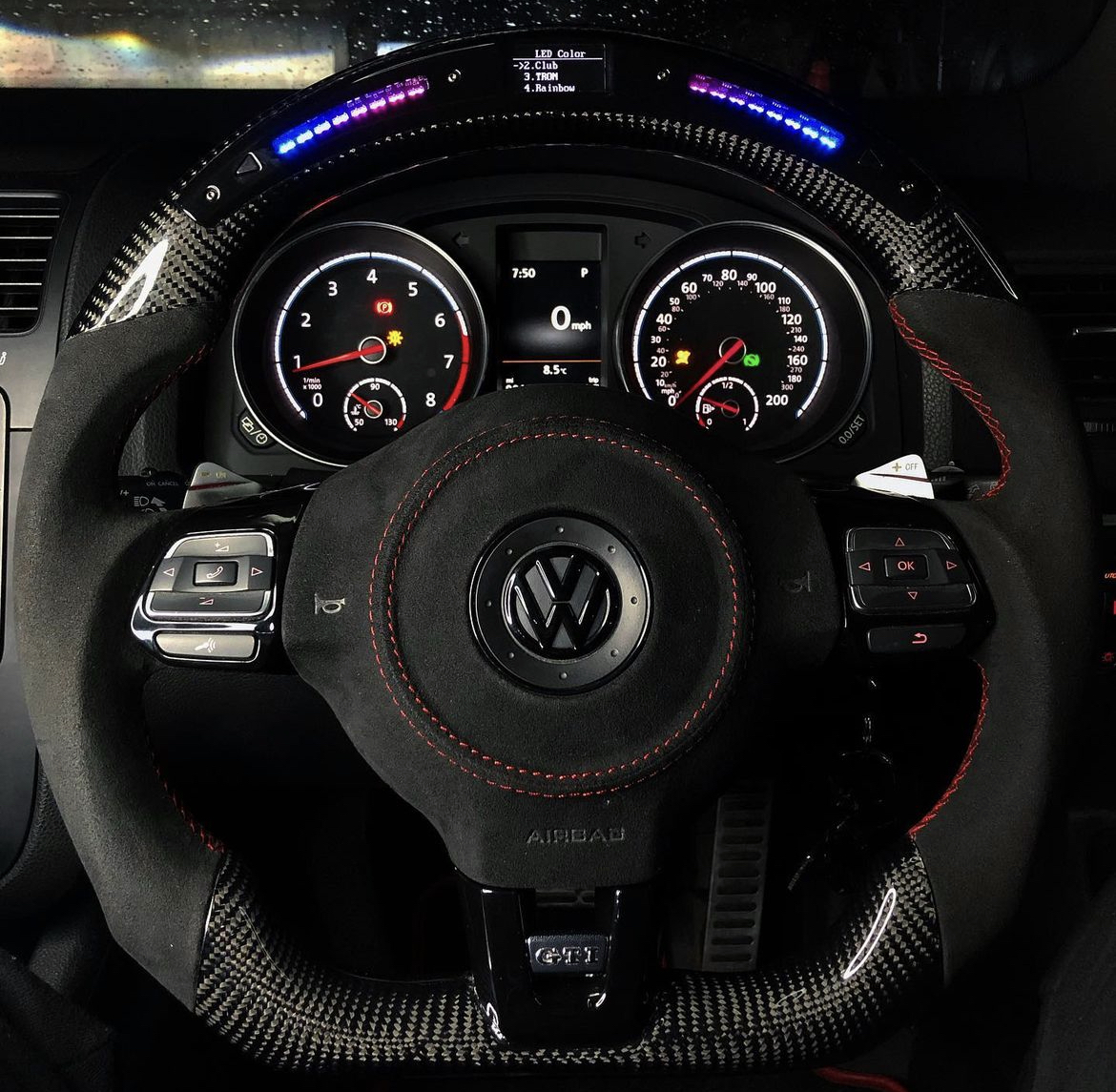 MK6 VW CUSTOM STEERING WHEEL