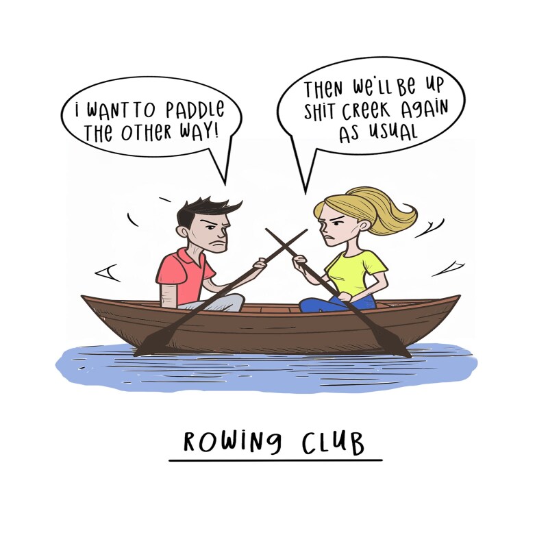 Rowing Club  card | Cute Card | rowing card