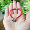 Red kids bracelet with a Butterfly Charm