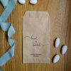 Personalised Wedding Candy Bags | Love is Sweet | 15cm × 10cm | White | Cerimony, Bridal, Matrimony, Marriage, Party, Event - White - Sample (not custom)