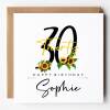 Personalised 30th Birthday Card For Daughter, Personalised Birthday Card For Her, 30th Birthday Card, 30th Birthday Gift For Sister, Friend - A6 - 4.1″ x 5.8″