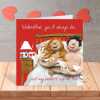 My cup of tea Valentines card - designed by Erica Sturla - 15cm square and blank inside, made in the UK