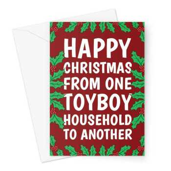 Funny Toyboy Household Joke Christmas Card
