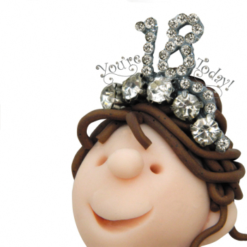 18 Diamonds Greetings Card