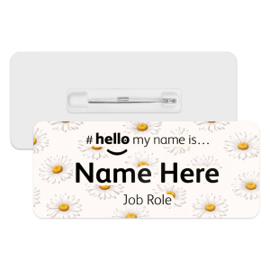 #hello my name is... Name Badge - Daisies