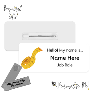 Name Badge - Bright Craft Supplies - Tape Measure