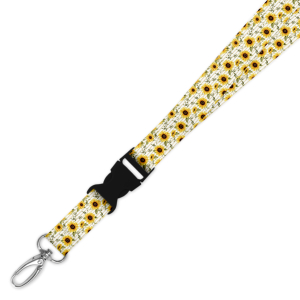 Double Breakaway Lanyard - Sunflower Stripes