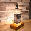 1ltr JD Original Clock-Lamp Block Base- Upcycled - Man Cave - Fathers Day - Gifts For Him -