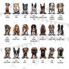 Personalised Dog Bar Runner Mat, Dog Sign & 4 x Drinks Coasters Gift Set Garden Bar Sets / Custom Beer Mats Home Bar, personalised bar mat - Set of 4 Coasters