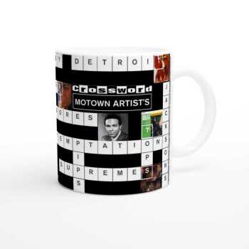 Motown Artists Crossword Mug