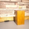 Buy2get3rd free - Large - Rustic Industrial Lamp Inset - Reclaimed Wood - Quirky Square Rectangle - Desk Lamp Table Lamp - Bedside Lamp - Man/She Cave - Handmade