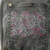 Sashiko | Visible Mending | Washable Transfers | Removable Mending Transfers
