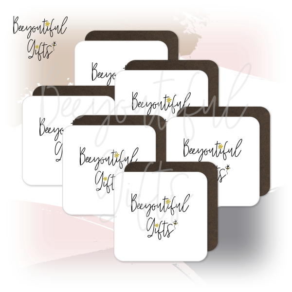 Photo Upload Gift Set - Set of 6 High Gloss Hardback Coasters