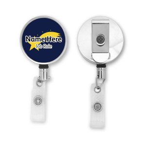 Personalised Metal ID Reel - Shooting Star