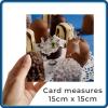 Funny Card Set - Minimiam Confectionery Chaos - Tiny People Sweet Photography - Gru&szlig;karten Set UK