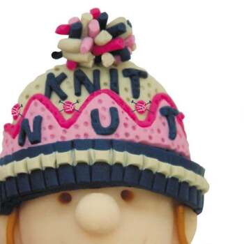 Knit nut Greetings Card